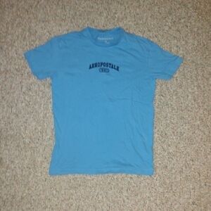 Aeropostale Light Blue Short Sleeve Tee